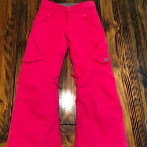 Girls DC snowboard ski pants size L 12/14